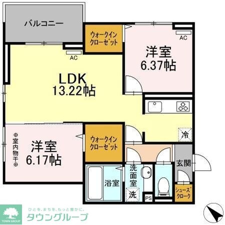 メゾン・ド・アヴニールの物件間取画像